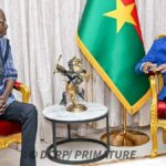 Iron Biby présente son 6e titre mondial au Président du Faso Ibrahim Traoré